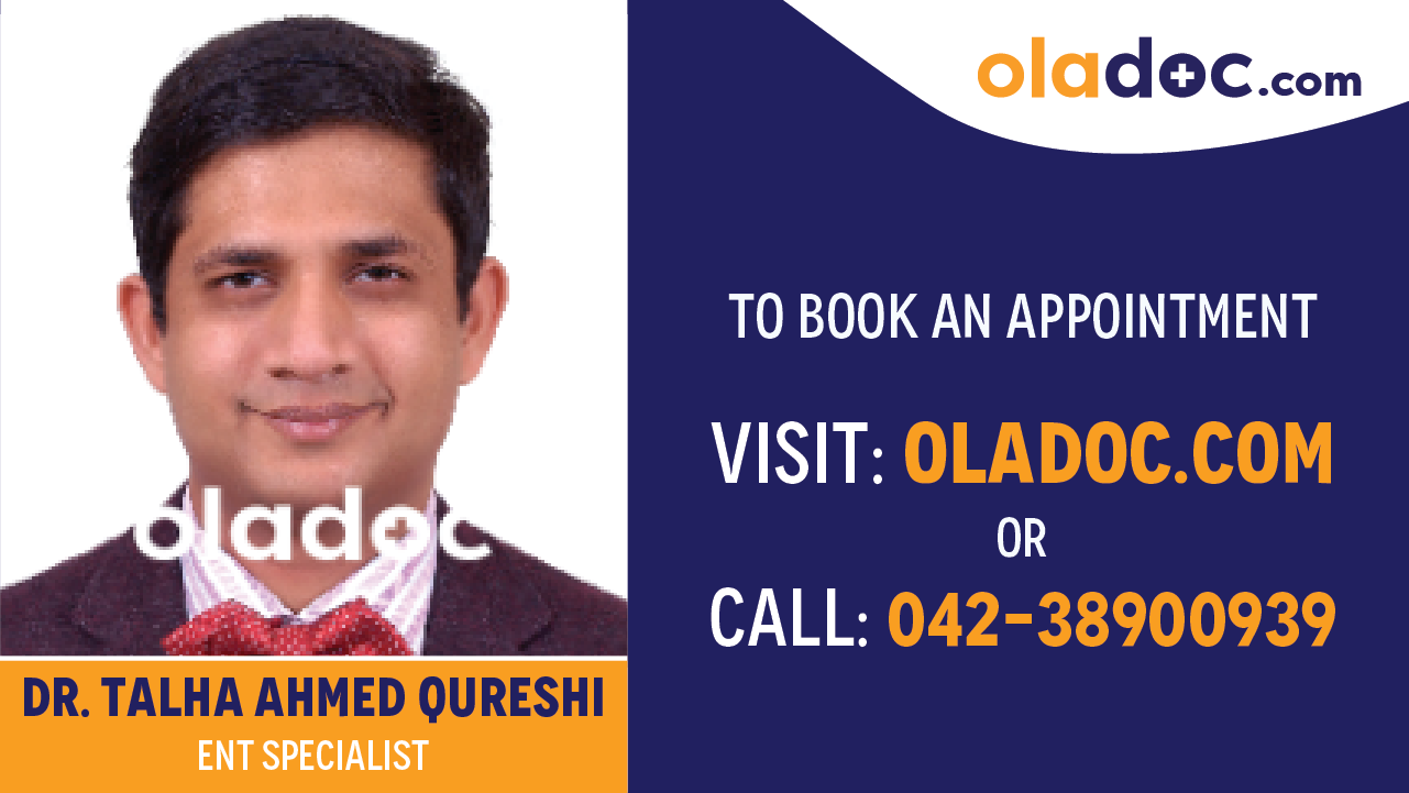 Book appointment with Dr.Talha Ahmed Qureshi-best ENT Specialist in karachi